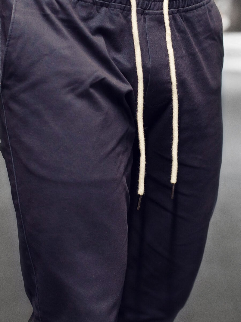 Spodnie męskie chino joggery granatowe/2 OZONEE JB/JP1145/16