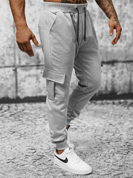 Spodnie dresowe męskie szare OZONEE JS/8K1130/2