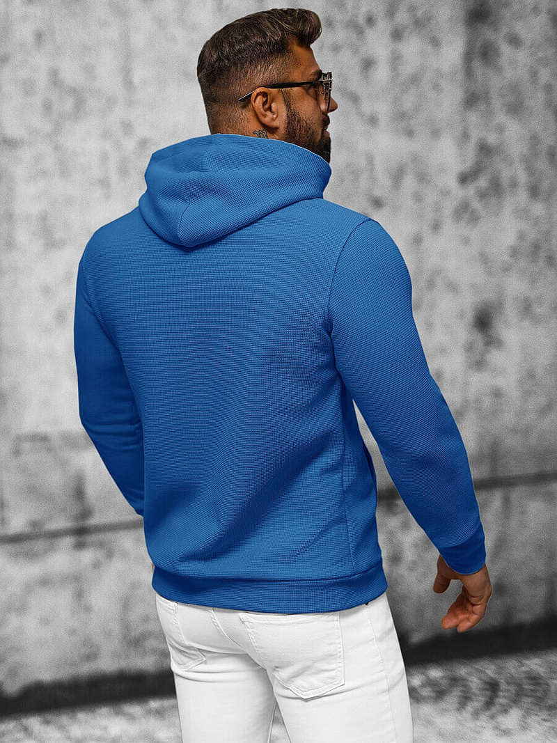 Толстовка чоловіча cиня OZONEE O/TB2216