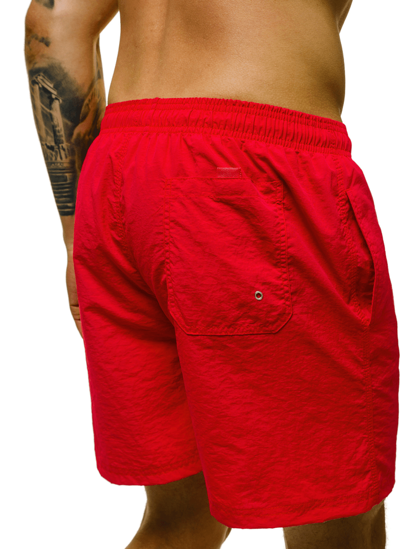 Spodenki kąpielowe męskie czerwone OZONEE O/YW07003/5