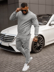 Komplet dresowy męski szary OZONEE JS/68C10385/2Z