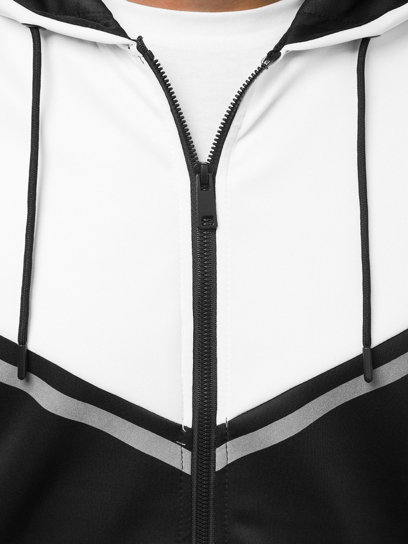 Komplet dresowy męski czarny OZONEE O/HM707Z