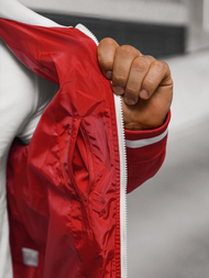 Kurtka męska czerwona OZONEE JS/5M3218/270