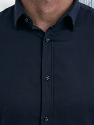 Koszula męska elegancka granatowa OZONEE V/V188