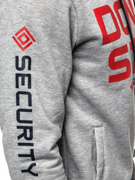 Bluza z kapturem męska szara OZONEE JS/Y10052