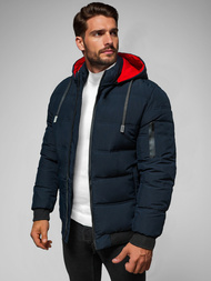 Kurtka męska pikowana granatowa OZONEE JS/31M5003/B