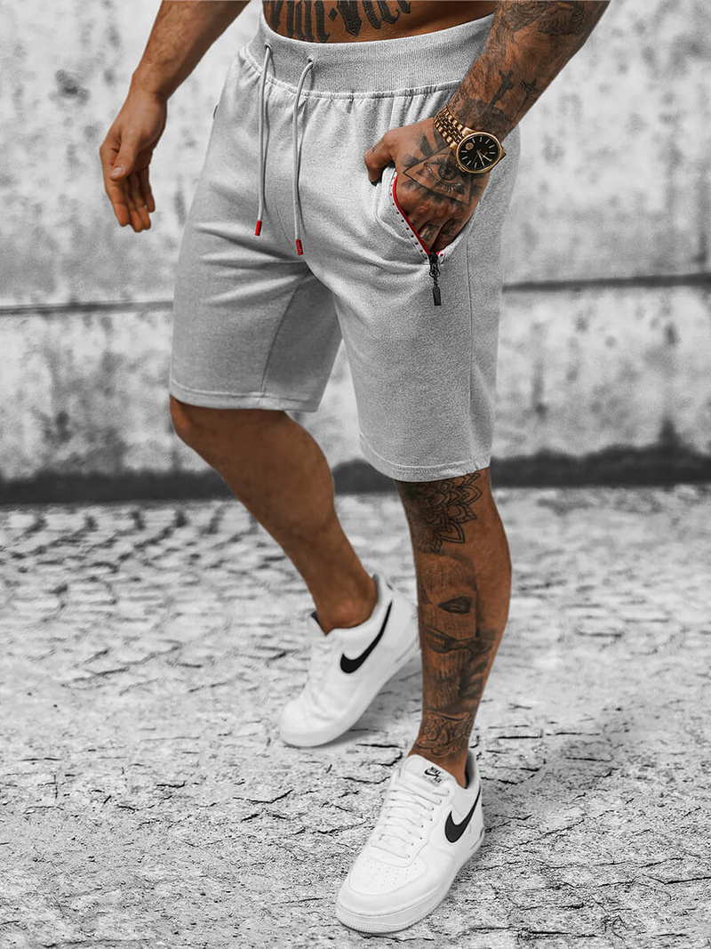 Шорти чоловічі Сiрий OZONEE JS/8K297