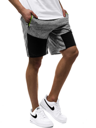 Spodenki męskie szare OZONEE JS/KS2512