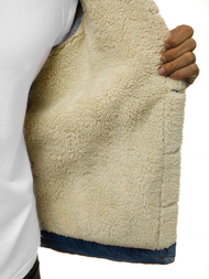 Куртка чоловіча джинсова Синя OZONEE BN/5935