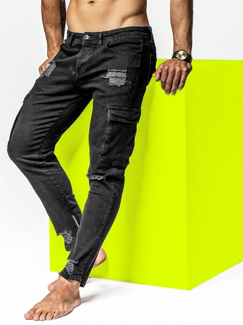 Штани чоловічі Чорнi OZONEE G/1054