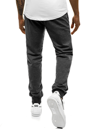 Spodnie dresowe męskie grafitowe js/xw003s