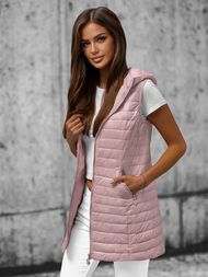 Стьобаний жіночий жилет макіяж OZONEE O/H903