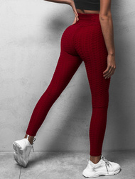 Legginsy damskie bordowe OZONEE O/20475Z
