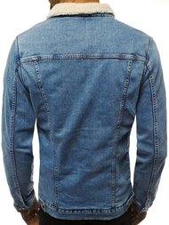 Kurtka męska jeans jasno-niebieska OZONEE BN/5941