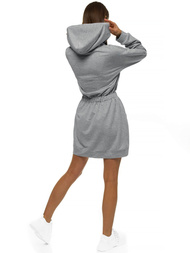 Sukienka damska szara OZONEE O/MB2043