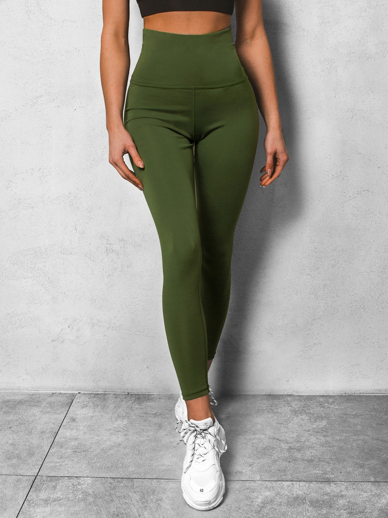 Legginsy damskie khaki OZONEE JS/HH040/7Z