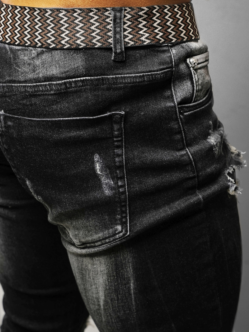 Чоловічі джинси Чорнi OZONEE NB/MP0026G