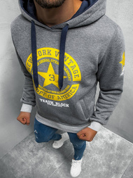 Bluza z kapturem męska grafitowa OZONEE JS/Y10038