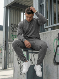 Спортивний костюм чоловічій Графітовий OZONEE JS/68C10380/5Z