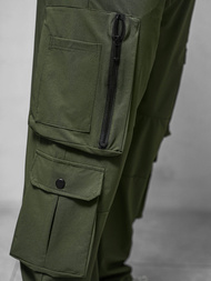 Spodnie męskie cargo wide leg khaki OZONEE O/PS5527