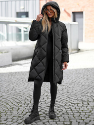 Куртка жіноча чорна OZONEE JS/5M3168/392Z