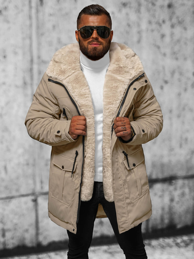 Куртка зимова чоловіча Бежева OZONEE JS/22M317/62