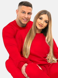 Bluzy dla par 07 czerwone