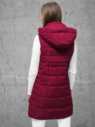 Стьобаний жіночий жилет Бордова OZONEE JS/16M9096/06Z