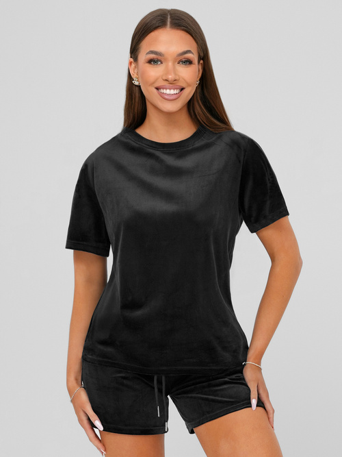 Спортивний костюм жіночий Чорний OZONEE JS/35C1616/3