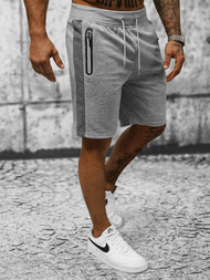 Spodenki dresowe męskie szare OZONEE JS/8K927