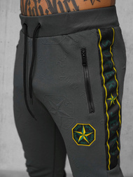 Komplet dresowy męski grafitowy OZONEE O/FF3562AB