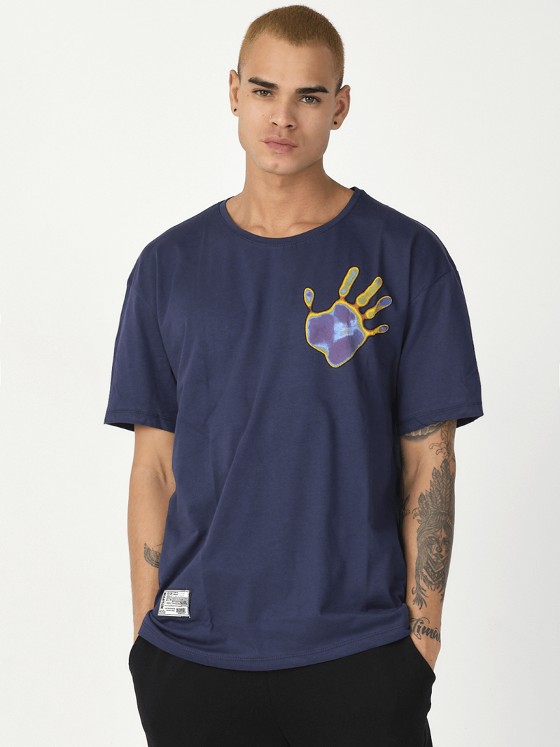 Футболка чоловіча Темно-Синi OZONEE MR/21538