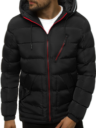 Kurtka męska zimowa czarna OZONEE JB/JP1181