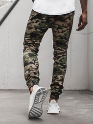 Штани чоловічі джоггери Камуфляжно-Зеленi OZONEE A/829