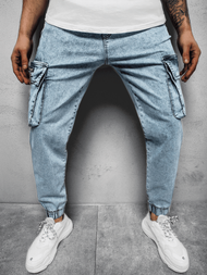 Штани чоловічі джоггери Синi OZONEE MACH/51222