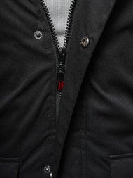 Kurtka zimowa męska czarna OZONEE JS/5M3123/392