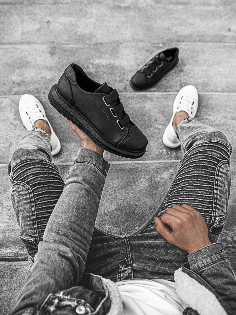 Sneakersy czarne OZONEE CH/253