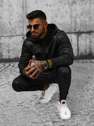 Чоловічий спортивний комплект чорний OZONEE O/3A161