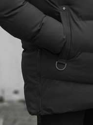 Kurtka zimowa męska pikowana czarna OZONEE N/7330Z