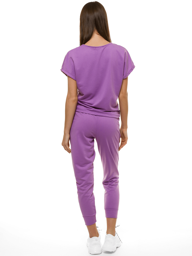 Жіночий спортивний костюм з двох частин фіолетовий OZONEE O/MB1001/21