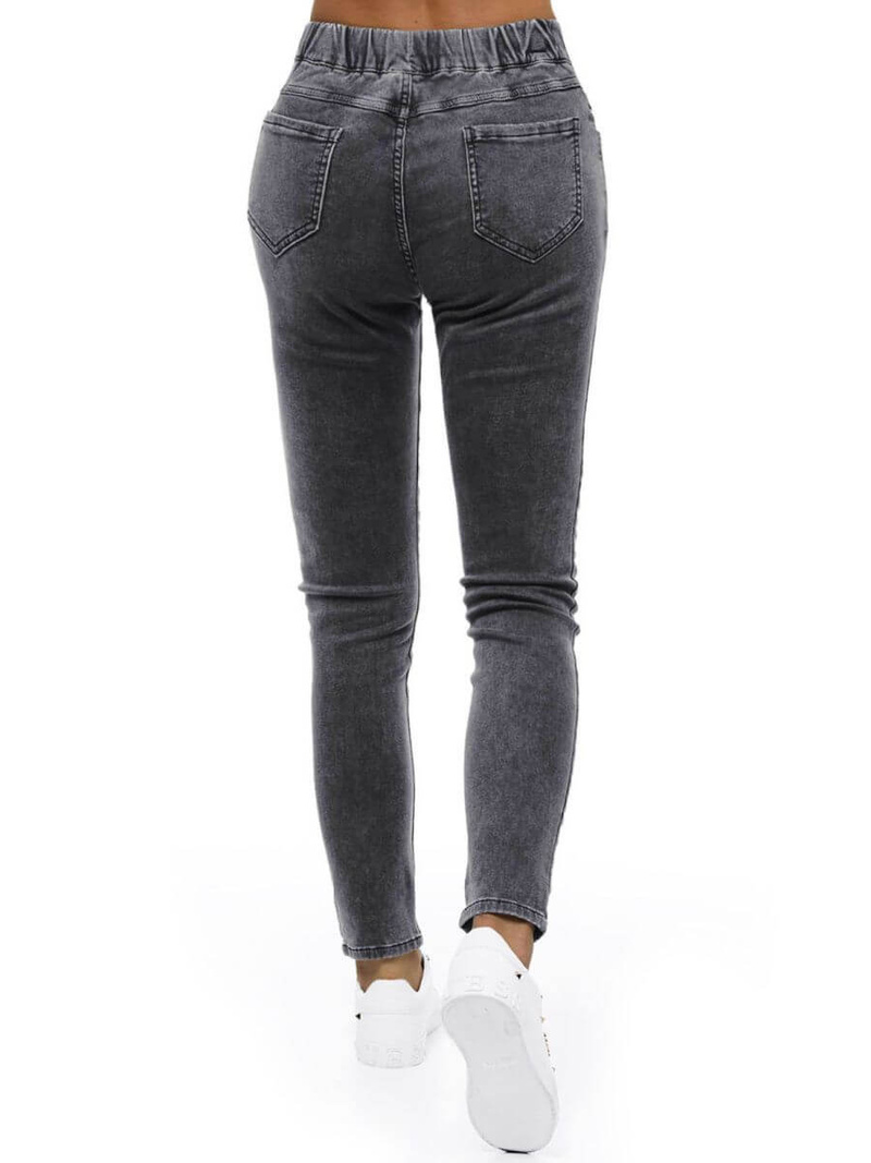 Штани Жіночі джинсові Темно-сірі OZONEE O/WL1863