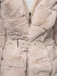 Куртка жіноча екрю OZONEE JS/5M3158/254