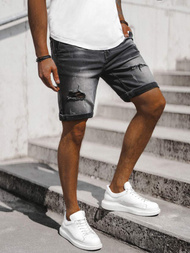 Spodenki męskie jeansowe grafitowe OZONEE NB/MP0036G/1Z