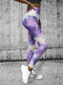 Legginsy damskie fioletowe OZONEE JS/YW88025Z