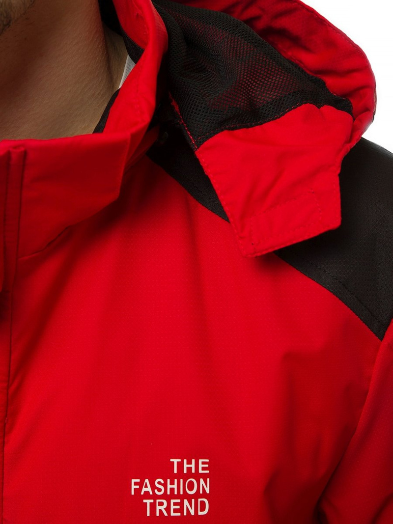 Kurtka przejściowa męska czerwona OZONEE MG/2515