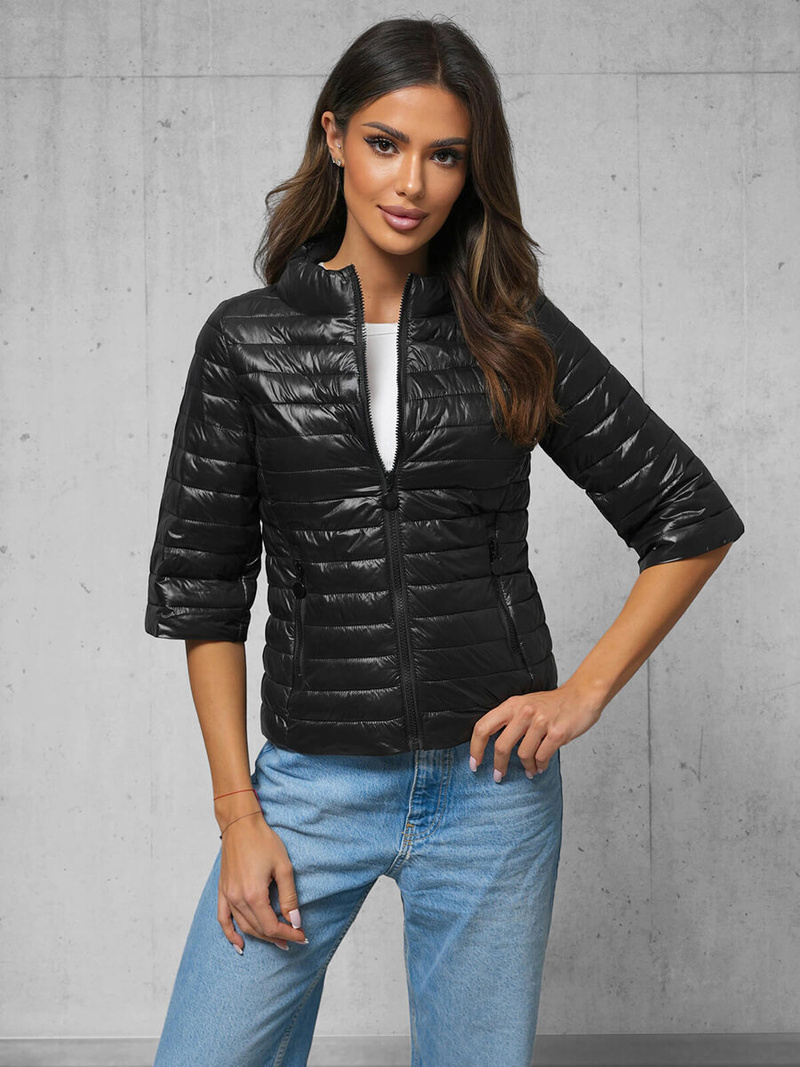 Куртка жіноча чорна OZONEE O/H891Z