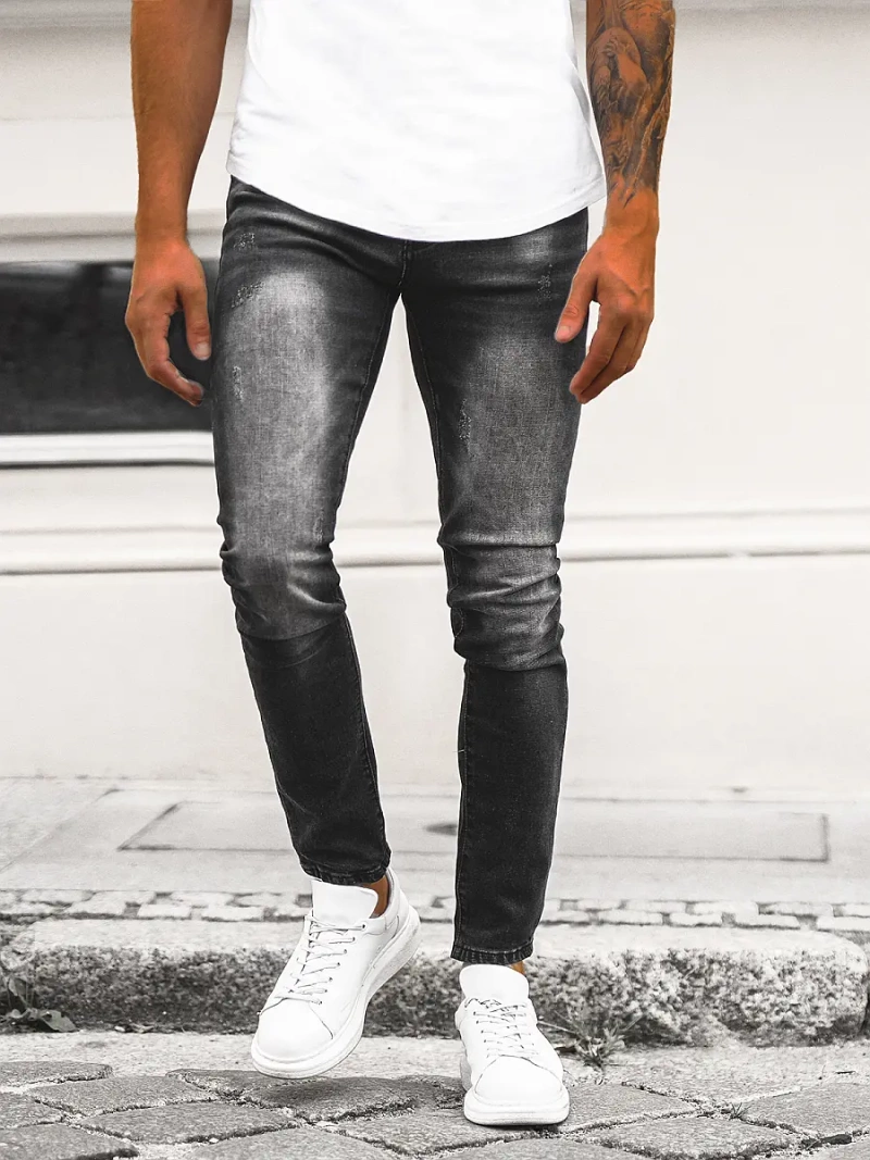 Чоловічі джинси Чорнi OZONEE NB/MP0064N