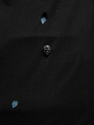 T-Shirt męski czarny OZONEE NB/3009