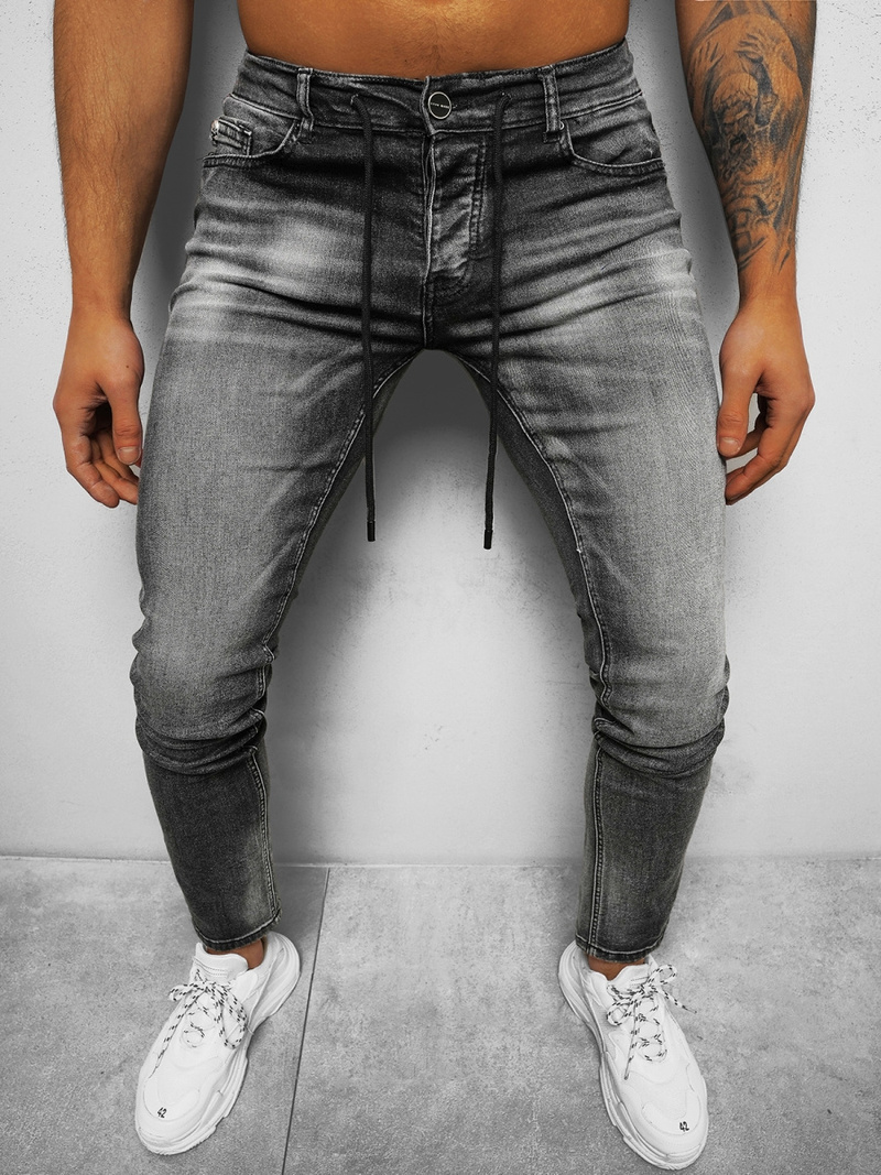 Чоловічі джинси графіт OZONEE NB/MP0021G