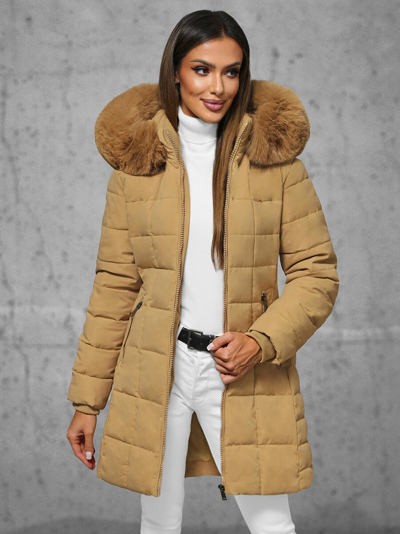 Куртка жіноча Бежева OZONEE JS/16M9119/62